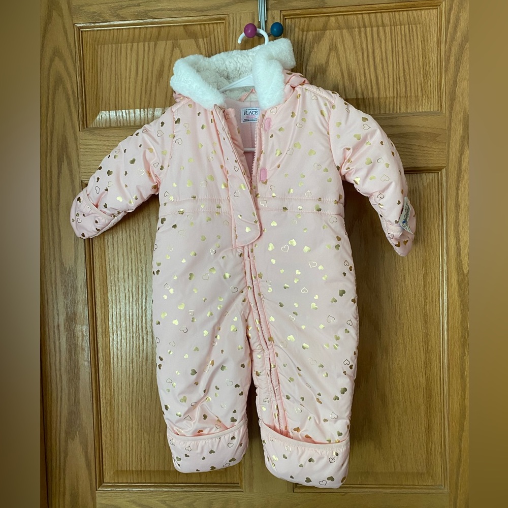 Baby Girl Snowsuit 9-12 mo